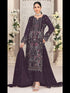 Purple Georgette Pant Suit 189575